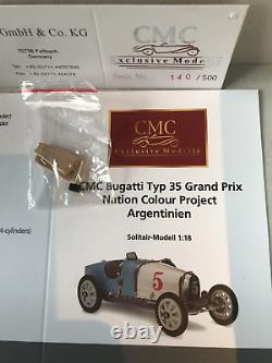 CMC Bugatti Typ 35 Grand Argentinien Limited Edition 1/18 Scale BNIB