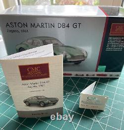 CMC M132 ASTON MARTIN DB4 GT ZAGATO 1961 EXIB 118 scale Limited Edition