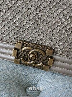 Chanel 15C Dubai Cruise 2015 Limited Edition Gold Scaled Boy Flap Small Bag