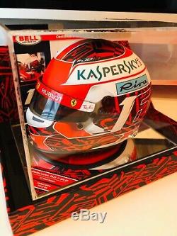 Charles Leclerc 2019 1st win Spa Ferrari 1/2 scale helmet Ltd Edition of 160