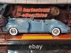 Charlestown Collectibles 1941 Packard Convertible 118 Scale Diecast Car Blue