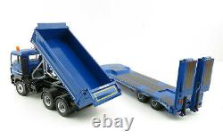 Conrad 77242/0 MAN TGS M 3-axle Three Side Tipper with Low Loader 150 Scale
