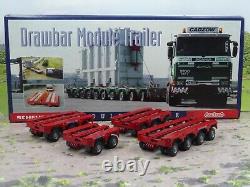 Conrad 98005 Nooteboom Scheuerle Module Trailer 150 scale model vgc boxed