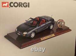 Corgi 1/18 Scale MGF 1.8i VVC ROADSTER Limited Edition Metallic Grey #95105