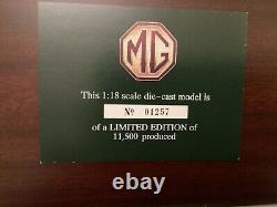 Corgi 1/18 Scale MGF 1.8i VVC ROADSTER Limited Edition Metallic Grey #95105