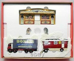 Corgi 1/50 Scale Model Foden Truck & Caravan 31012 Mickey Kiely Boxing set