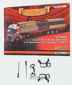 Corgi 1/50 Scale Truck CC14025 Volvo FH Face Lift Flatbed & Load Monkhouse