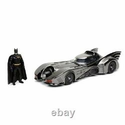 DC Batman 1989 Movie Batmobile Black Chrome Finish 124 Scale Limited Edition