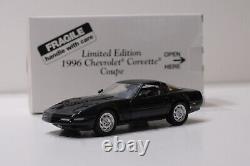 Danbury Mint 1996 Chevrolet Corvette Coupe Limited Edition Black In Scale 124 W