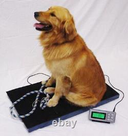 Dog Weighing Scale 180kg x 0.05kg Veterinary Animal Portable 965x510mm Free Mat