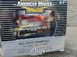 ERTL American Muscle 1955 Chevy Bel Air 118 Scale Diecast Limited Edition Car