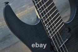 ESP LTD M-1007 Multi-Scale Bolt-On See Thru Black Satin El. Guitar #W18031821