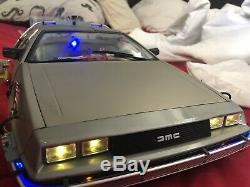 Eaglemoss back to the future delorean Up To Part 3 + Premium Gifts 1/8th Scale