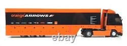 Eligor 1/43 Scale 111841 Volvo F1 Transporter Truck Arrows 2000 Orange/Black