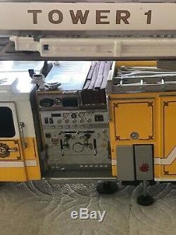 FRANKLIN MINT EMERGENCY ONE HP105 PLATFORM (YELLOW) FIRE ENGINE 132 Scale USED