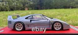 Ferrari f40 1/18 Scale Ltd To 50 Pieces. Mounted On Custom Base