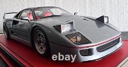 Ferrari f40 1/18 Scale Ltd To 50 Pieces. Mounted On Custom Base