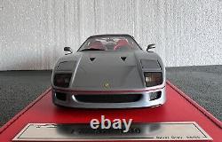 Ferrari f40 1/18 Scale Ltd To 50 Pieces. Mounted On Custom Base