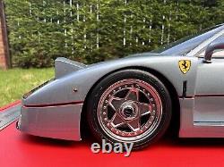 Ferrari f40 1/18 Scale Ltd To 50 Pieces. Mounted On Custom Base