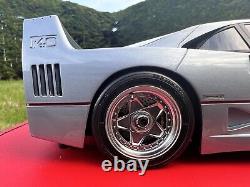 Ferrari f40 1/18 Scale Ltd To 50 Pieces. Mounted On Custom Base