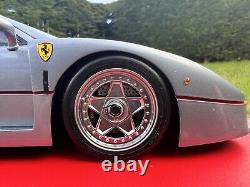 Ferrari f40 1/18 Scale Ltd To 50 Pieces. Mounted On Custom Base