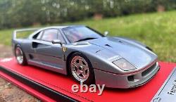 Ferrari f40 1/18 Scale Ltd To 50 Pieces. Mounted On Custom Base