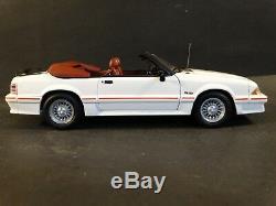 GMP 1989 Ford Mustang GT Convertible White 118 Scale Diecast #120 of 150 Car