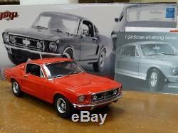 GMP Custom 1968 Ford Mustang GT Fastback Red 124 Scale Diecast #17 of 350 Car