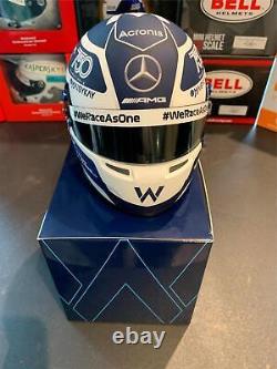 George Russell 1/2 Scale F1 Williams 750GP Anniversary Limited Edition F1 Helmet