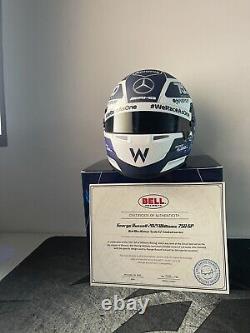 George Russell 1/2 Scale F1 Williams 750GP Anniversary Limited Edition F1 Helmet