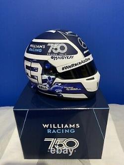 George Russell 1/2 Scale F1 Williams 750gp Anniversary Limited Edition F1 Helmet