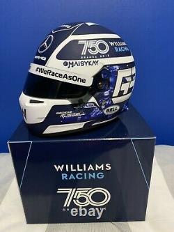 George Russell 1/2 Scale F1 Williams 750gp Anniversary Limited Edition F1 Helmet