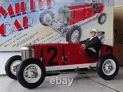 Gilbow Miller Race Car Tin Metal Clockwork Windup 18 Scale Cox Style Indy Racer