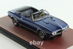 Glm 191005, 1968 Pontiac Firebird 400, Open Top, Blue Metallic 143 Scale