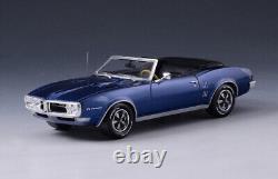 Glm 191005, 1968 Pontiac Firebird 400, Open Top, Blue Metallic 143 Scale