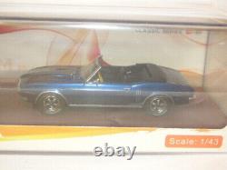 Glm 191005, 1968 Pontiac Firebird 400, Open Top, Blue Metallic 143 Scale