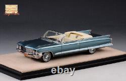 Glm Stm62301, 1962 Cadillac Series 62 Convertible, Neptune Blue, 143 Scale