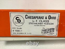 HO Brass Precision Scale Chesapeake & Ohio L-1 Class F/P Orange Streamline Hudso