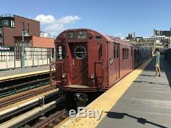 HO scale Proto 1000 MTA (NYC Transit) Subway 4 Car set Tuscan R17 #6805