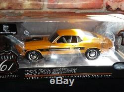 Highway 61 1970 Ford Mustang Mach 1 Twister Special 118 Scale Diecast Model Car