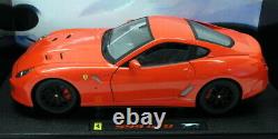 Hot Wheels Elite 1/18 Scale Diecast T6927 Ferrari 599 GTO Red / Black Wheels