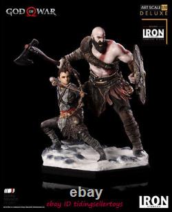 IRON STUDIOS Kratos and Atreus Deluxe Art Scale 1/10 God of War Limited edition