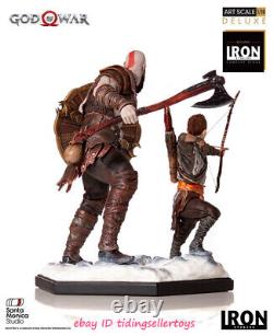 IRON STUDIOS Kratos and Atreus Deluxe Art Scale 1/10 God of War Limited edition