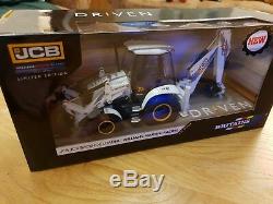 Jcb limited edition Williams Martini Racing Backhoe Model. Britains 132 Scale