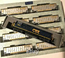 KATO 1064627 + 1767609 N Scale CSX Coalporter 8 Cars + 1 loco Set 106-4627
