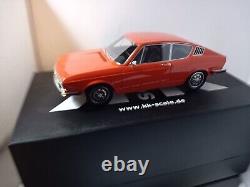 KK Scale Audi 100 Coupe S 1970 KK-Scale Limited Edition Orange In Box 118 Mint