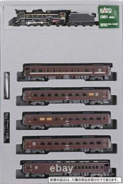 Kato N Scale Limited Edition D51 200 + Series 35 SL Yamaguchi 6 Car Set