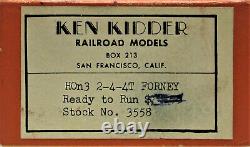 Ken Kidder Models #3558 2-4-4T Forney (BRASS) HOn3 Scale