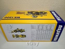 Komatsu WA1200 Wheel Loader Yellow NZG 150 Scale Model #889 New