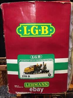 LGB 2119D Lake George and Boulder 2-6-0 Mogul Steam Locomotive Box G Scale